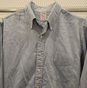 Brooks Brothers Muted Blue Button Down Shirt